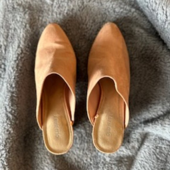 Old Navy Mule Booties Womens size 7 Dusty Pink - Picture 3 of 5